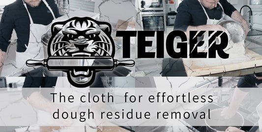 Revolutionary dough cleaning: The Teiger cloth in the explanatory video
