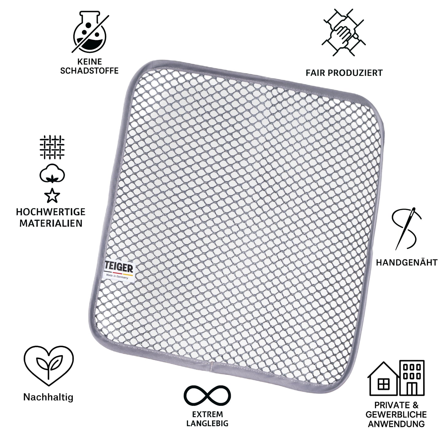 Teiger Back Bundle: 2 x Teigreinigungstuch (Doppelpack) + Feinsieb Teigtuch Teigreiniger