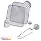 Teiger Back Bundle: 2 x Teigreinigungstuch (Doppelpack) + Feinsieb Teigtuch Teigreiniger