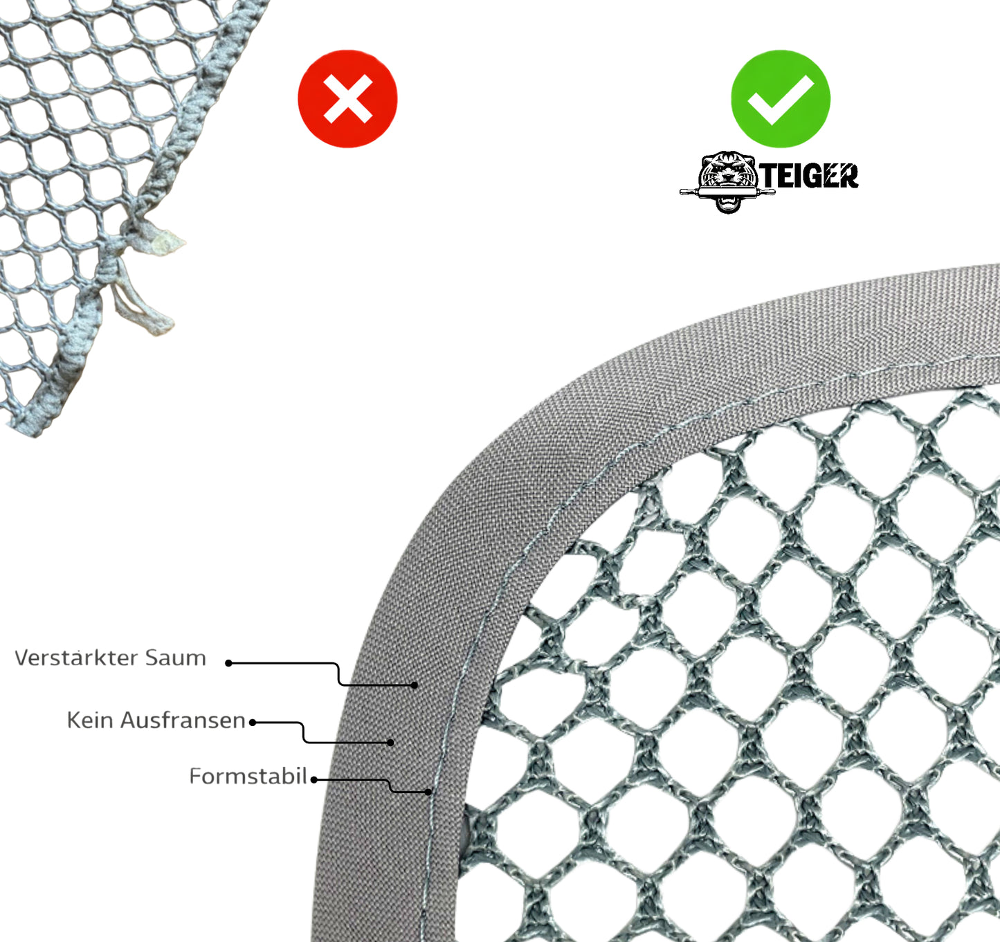 Teiger Bundle Teigreinigungstuch (Doppelpack) + Teigschaber