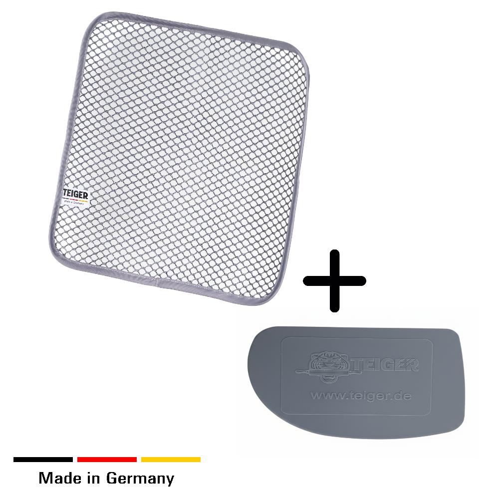 Teiger Bundle Single - 1 x  Teigreinigungstuch + Teigschaber Teigtuch Teigreiniger